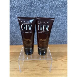2~American‎ Crew Firm Hold Styling Gel, 3.3 oz